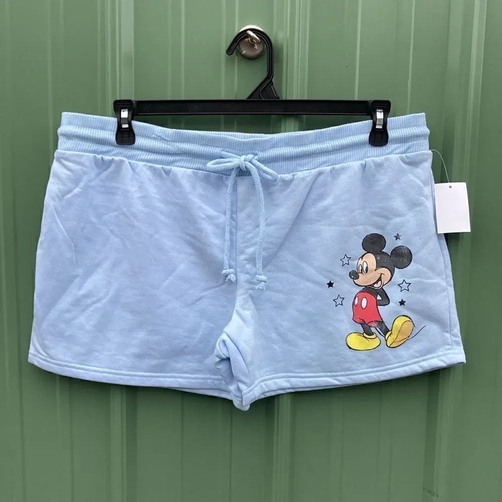 Women’s Junior’s Disney Mickey Mouse Comfy Active Lounge Shorts Size XXL